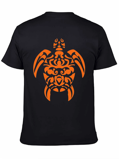 Tribal Sea Turtle Graphic T-Shirt