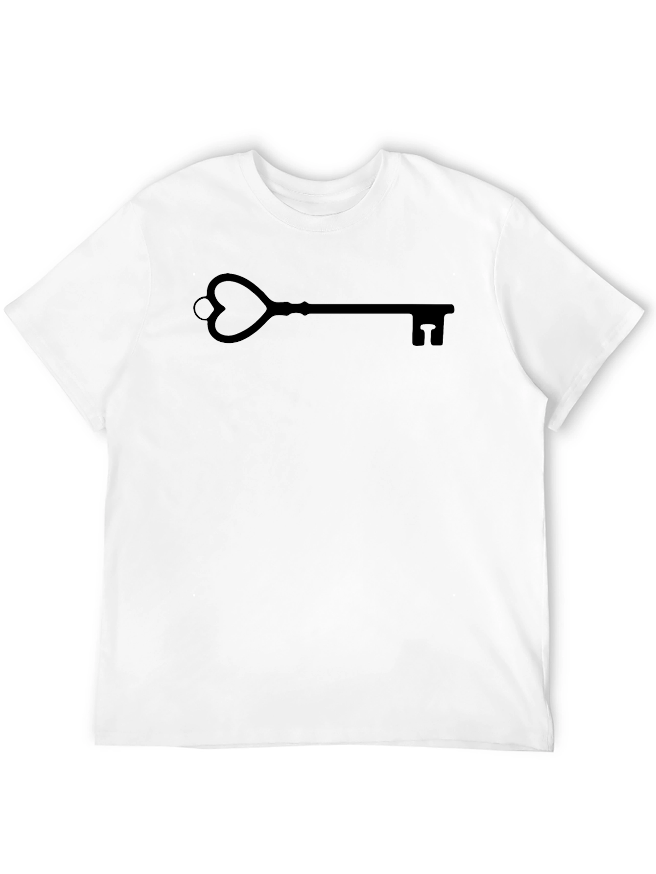 Heart Key Graphic T-Shirt - Stylish & Unique Design