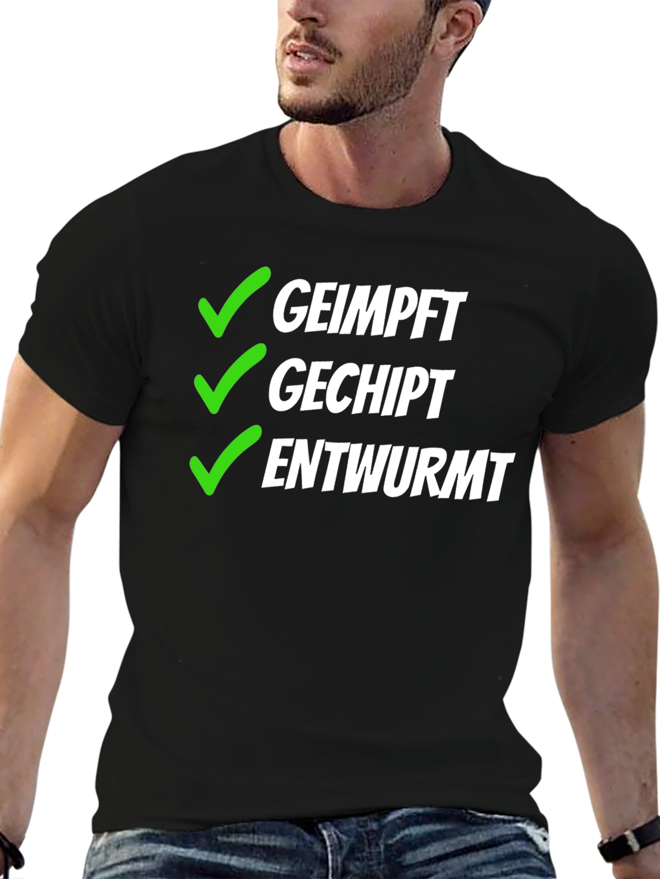 Geimpft Gechipt Entwurmt T-Shirt