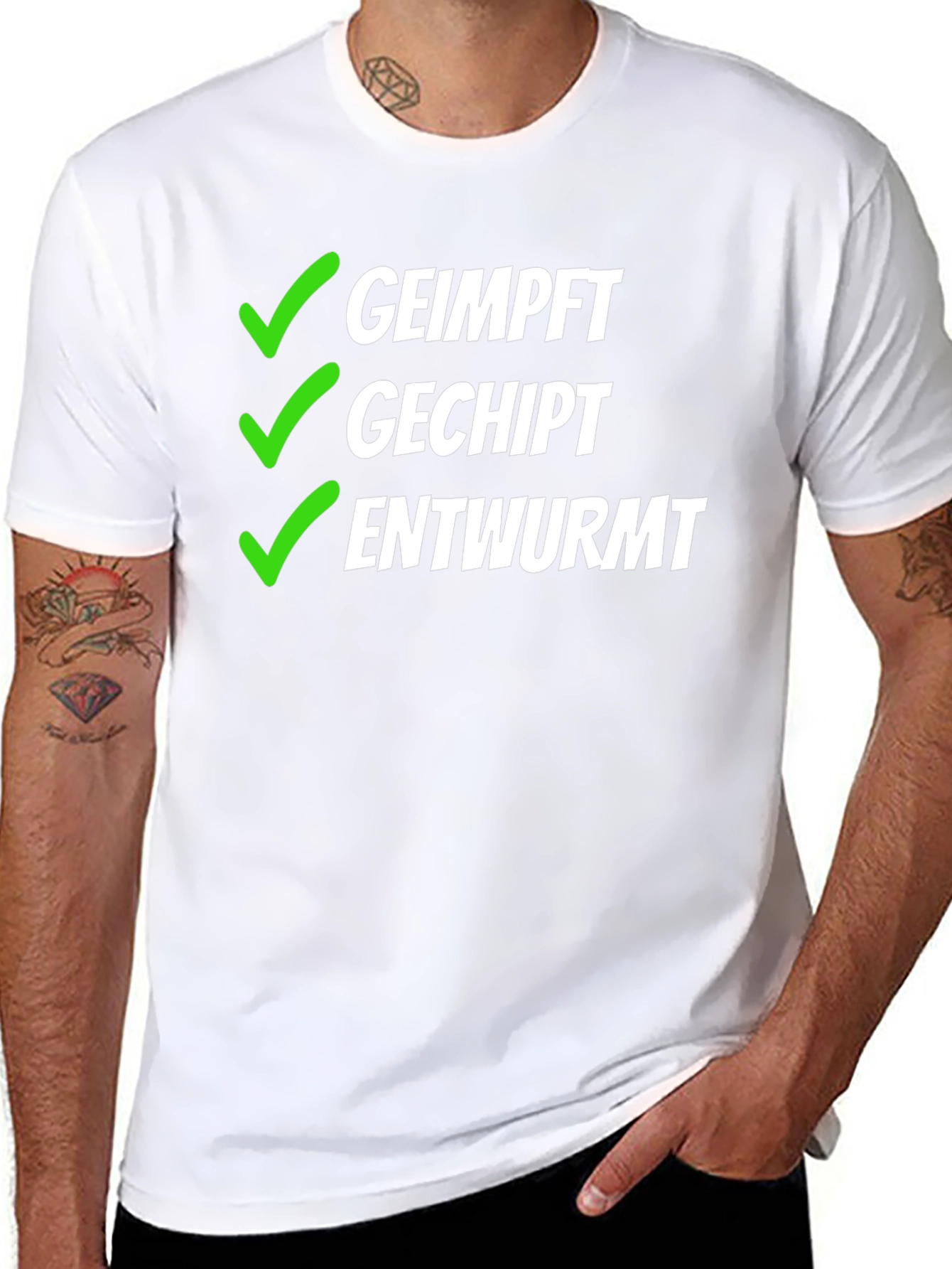 Geimpft Gechipt Entwurmt T-Shirt