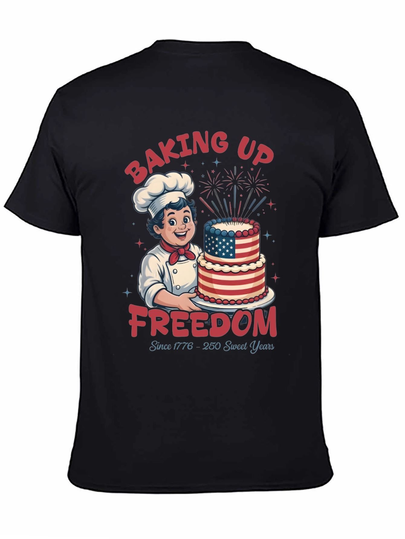 Baking Up Freedom Patriotic T-Shirt