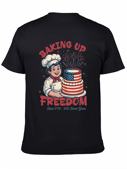 Baking Up Freedom Patriotic T-Shirt