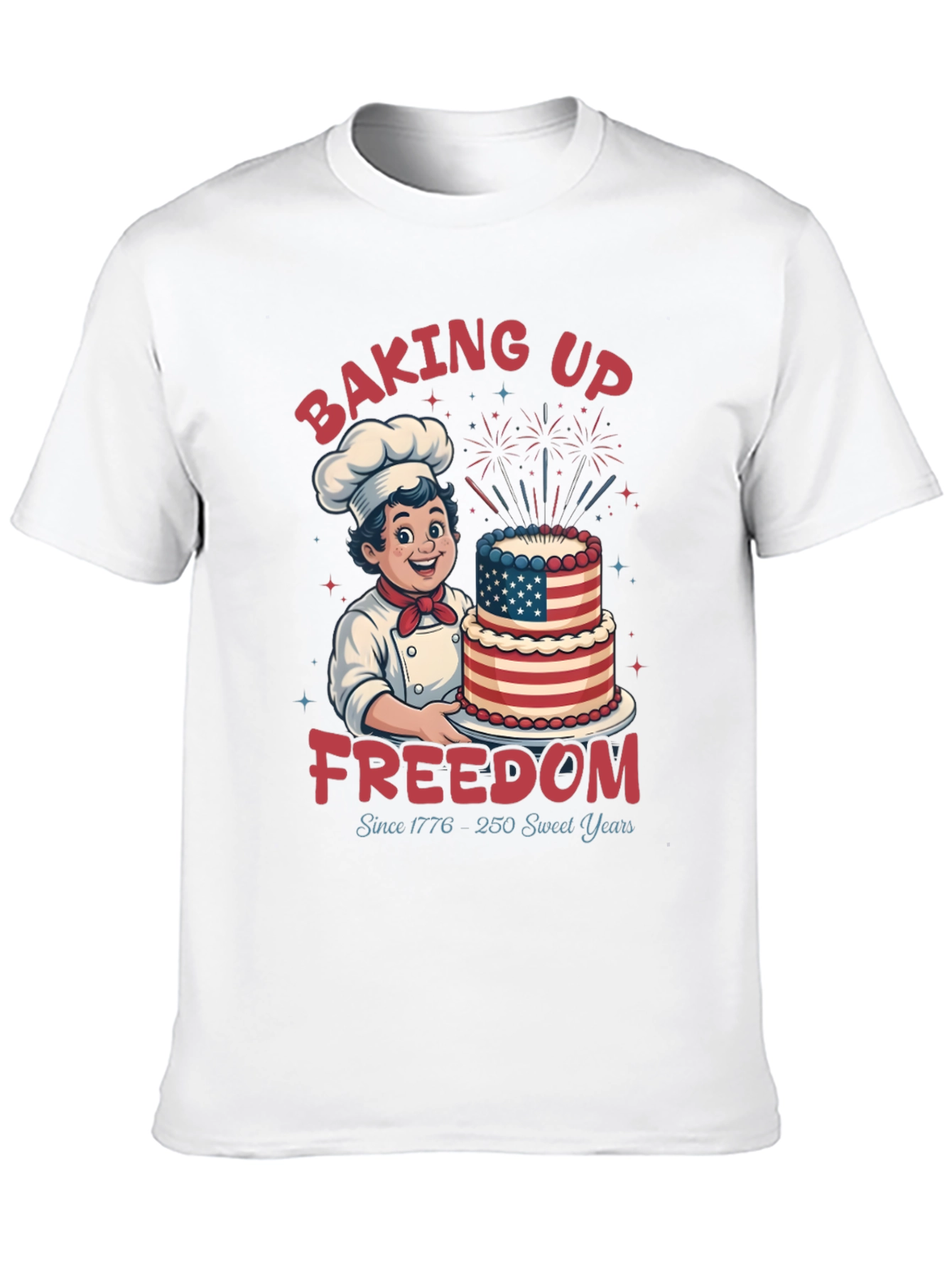 Baking Up Freedom Patriotic T-Shirt