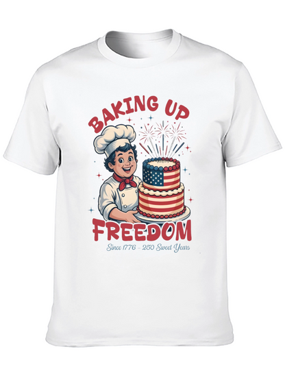 Baking Up Freedom Patriotic T-Shirt