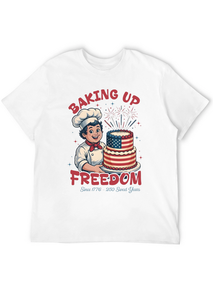 Baking Up Freedom Patriotic T-Shirt