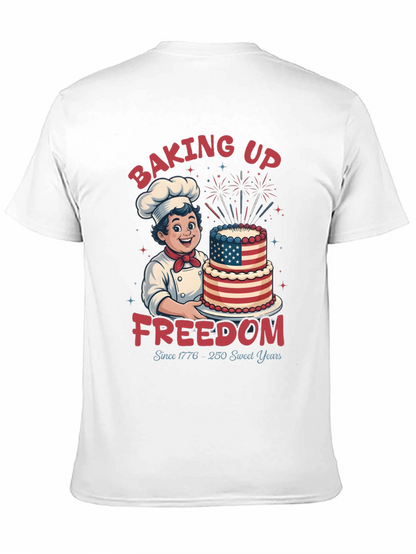 Baking Up Freedom Patriotic T-Shirt