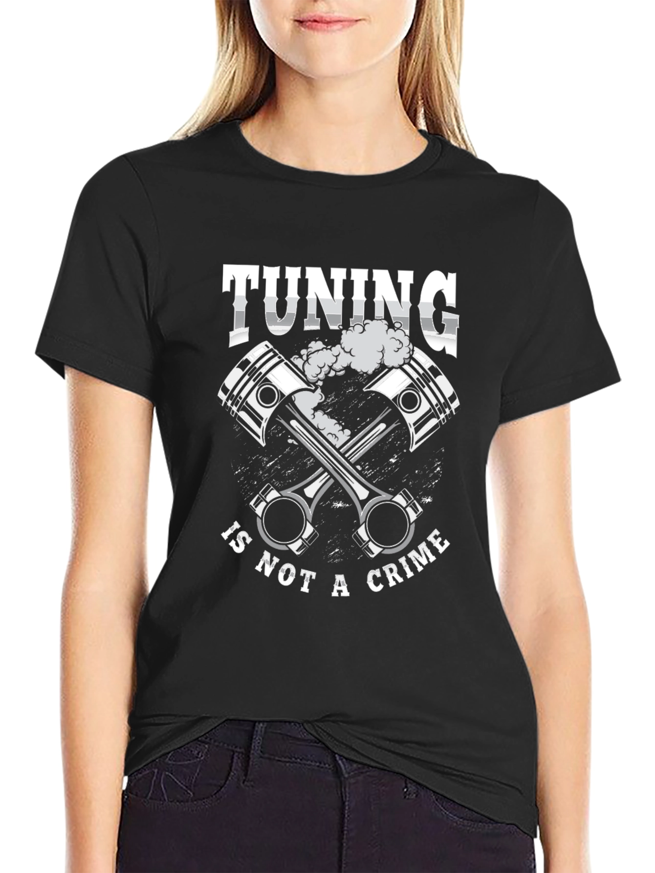 Tuning Is Not A Crime Graphic Tee