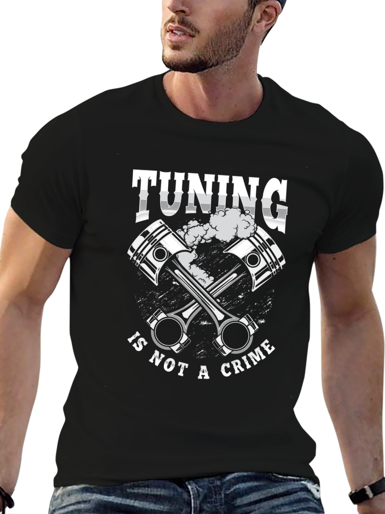 Tuning Is Not A Crime Graphic Tee