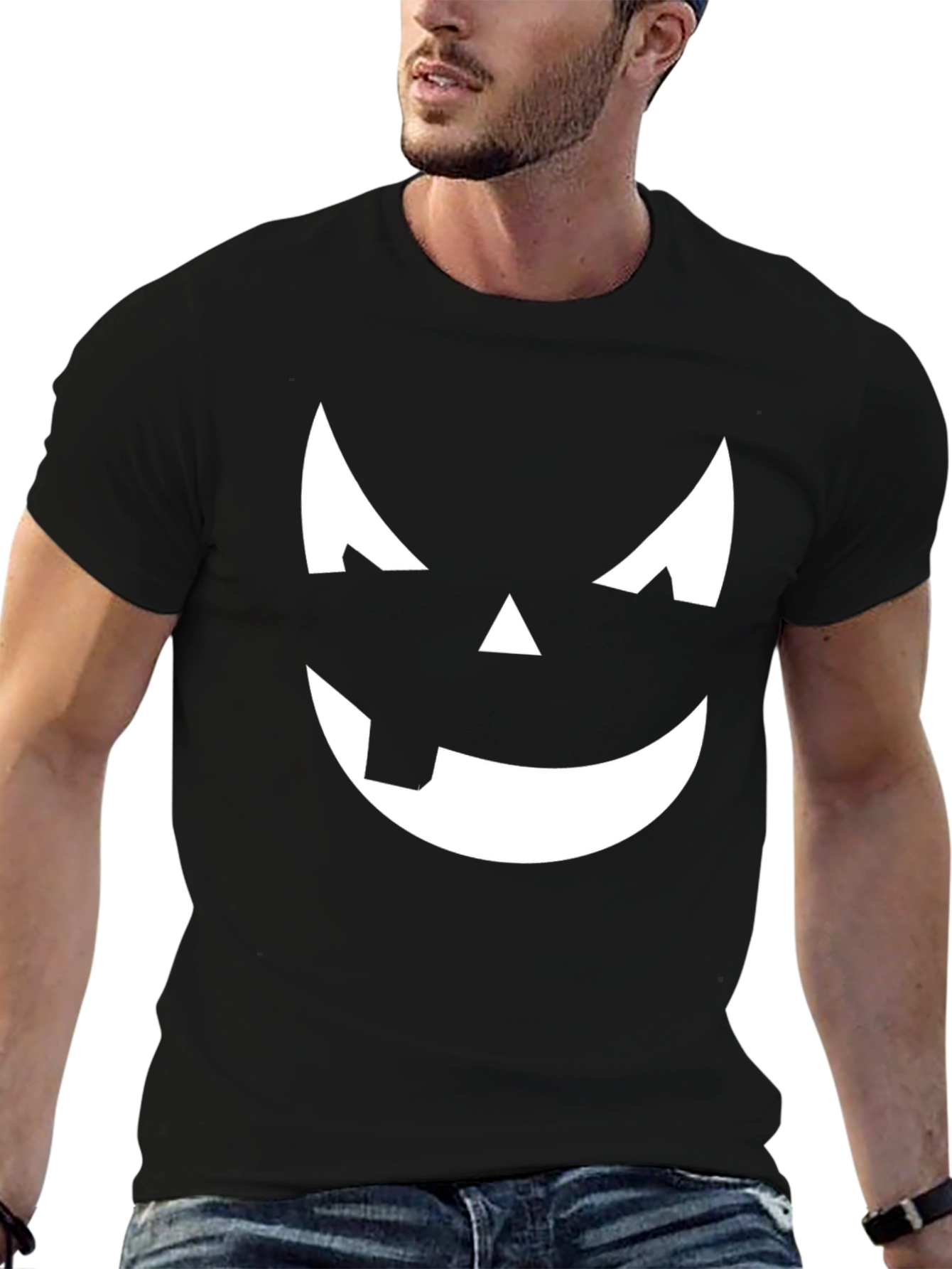 Halloween Pumpkin Face T-Shirt