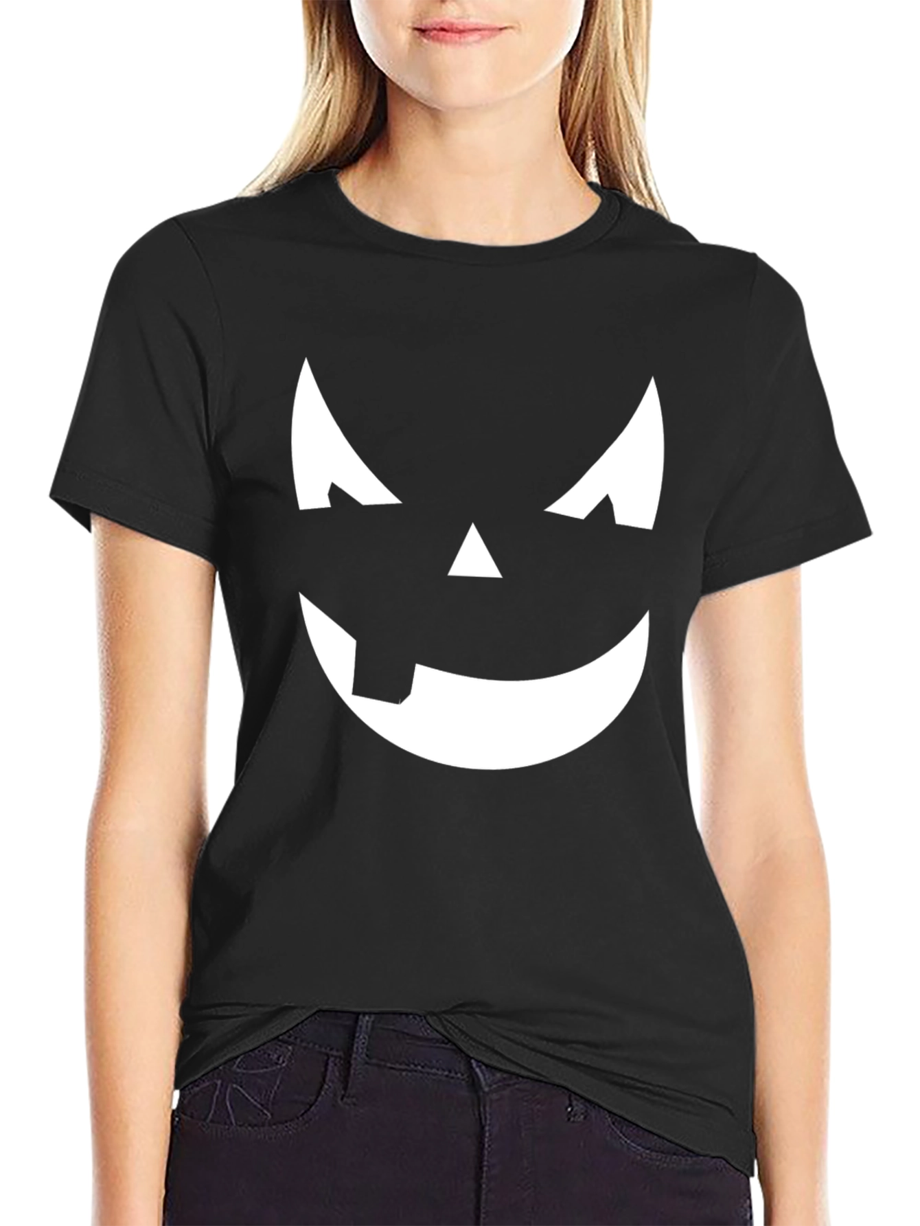 Halloween Pumpkin Face T-Shirt