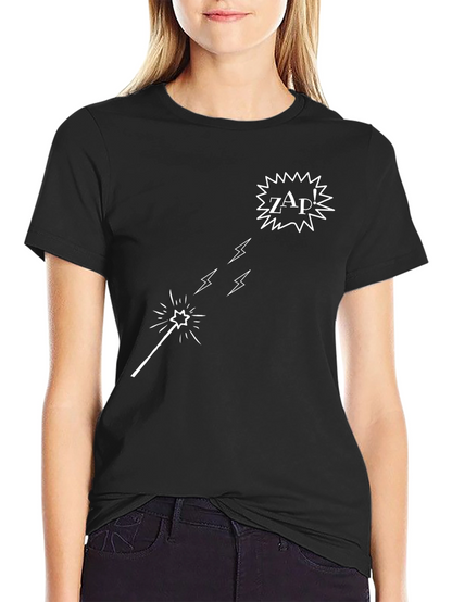 ZAP! Graphic T-Shirt - Black Cotton Tee