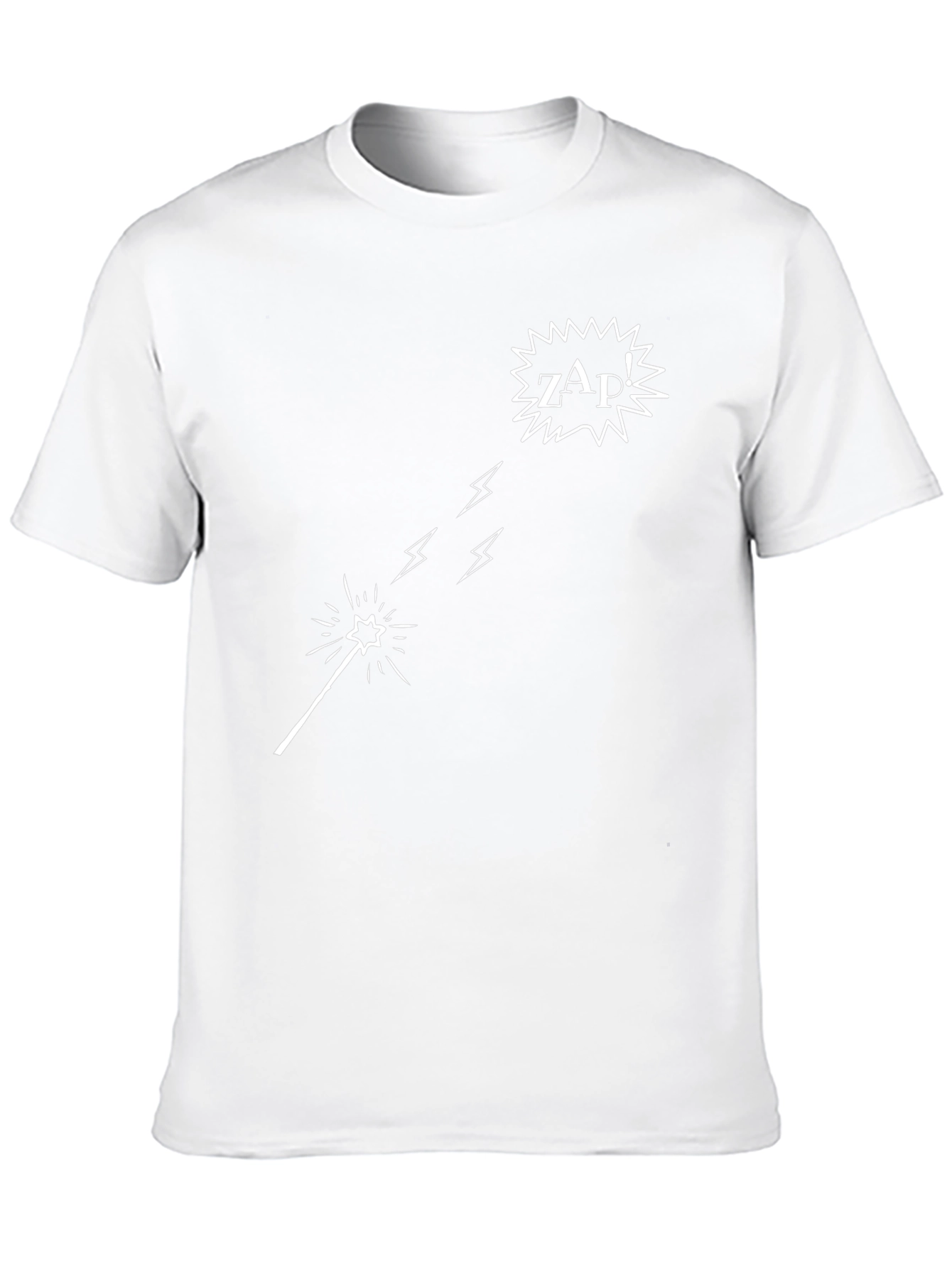 ZAP! Graphic T-Shirt - Black Cotton Tee