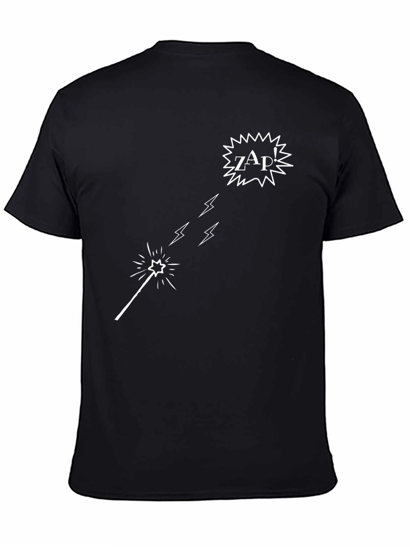 ZAP! Graphic T-Shirt - Black Cotton Tee