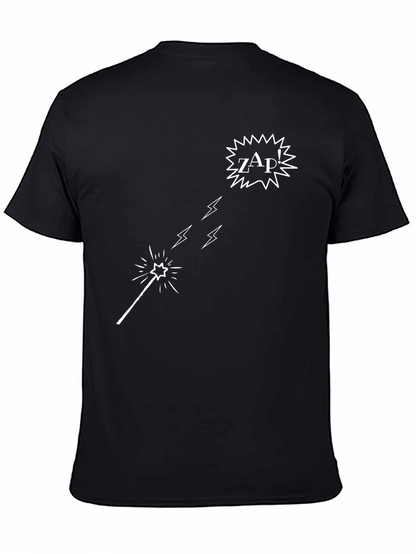 ZAP! Graphic T-Shirt - Black Cotton Tee