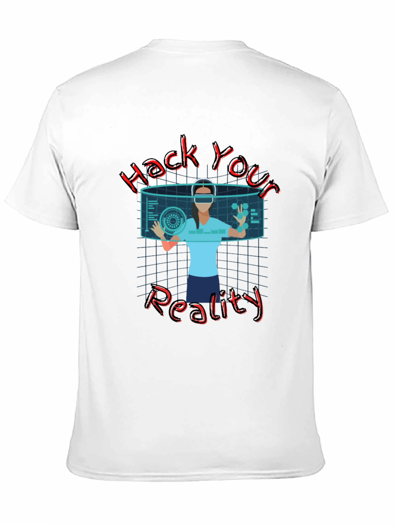 Hack Your Reality Graphic Tee - Black