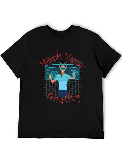Hack Your Reality Graphic Tee - Black