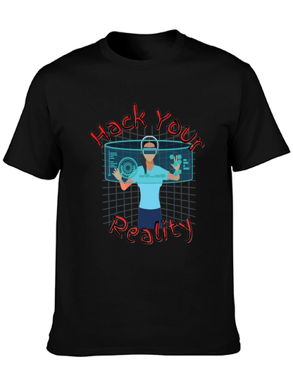 Hack Your Reality Graphic Tee - Black