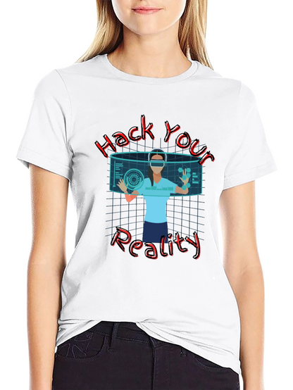 Hack Your Reality Graphic Tee - Black