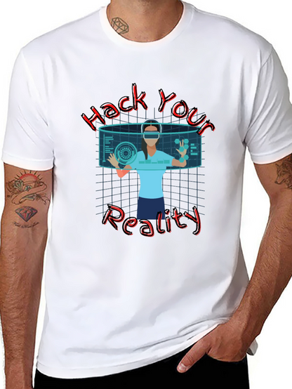 Hack Your Reality Graphic Tee - Black
