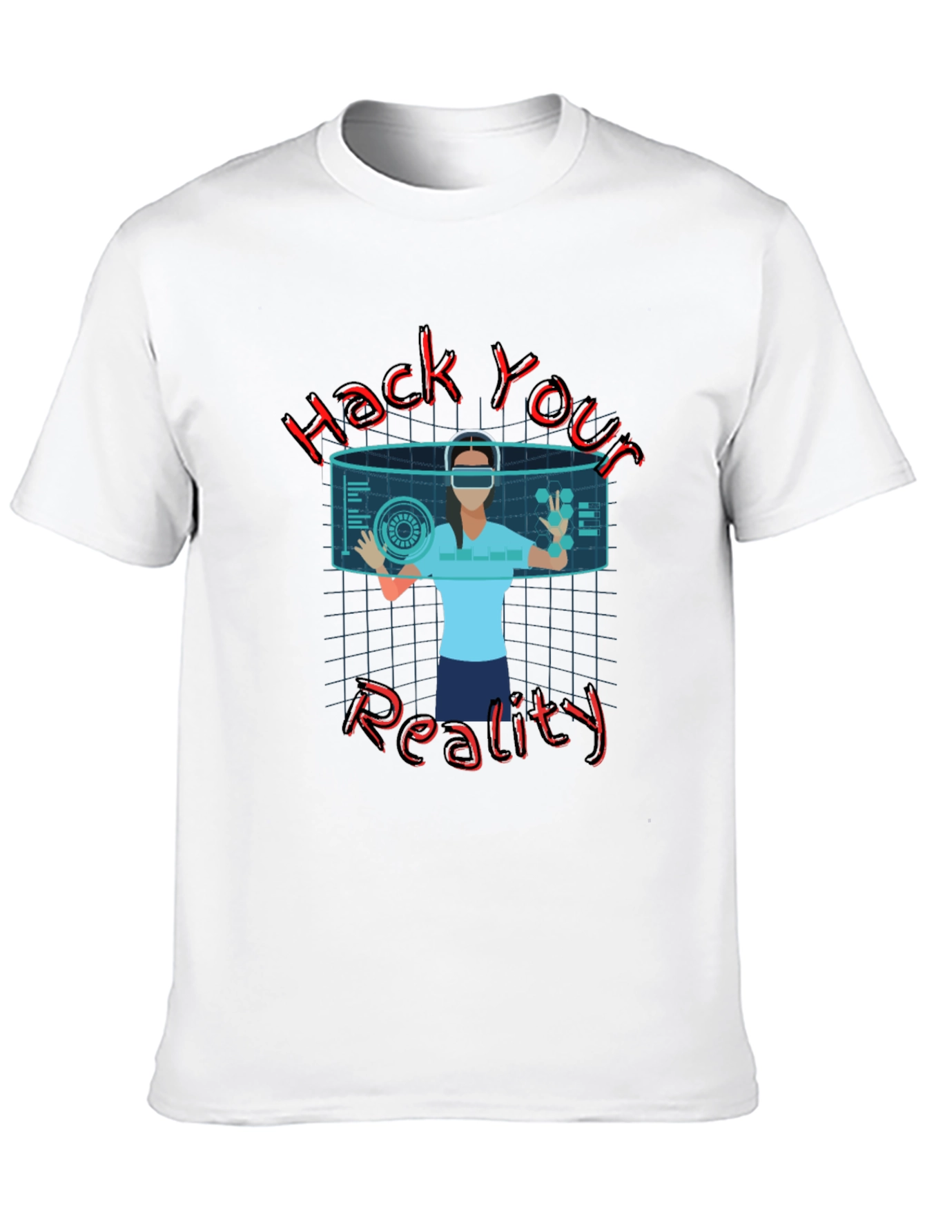 Hack Your Reality Graphic Tee - Black