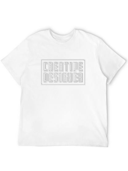 Creative Designer Black Graphic Tee
