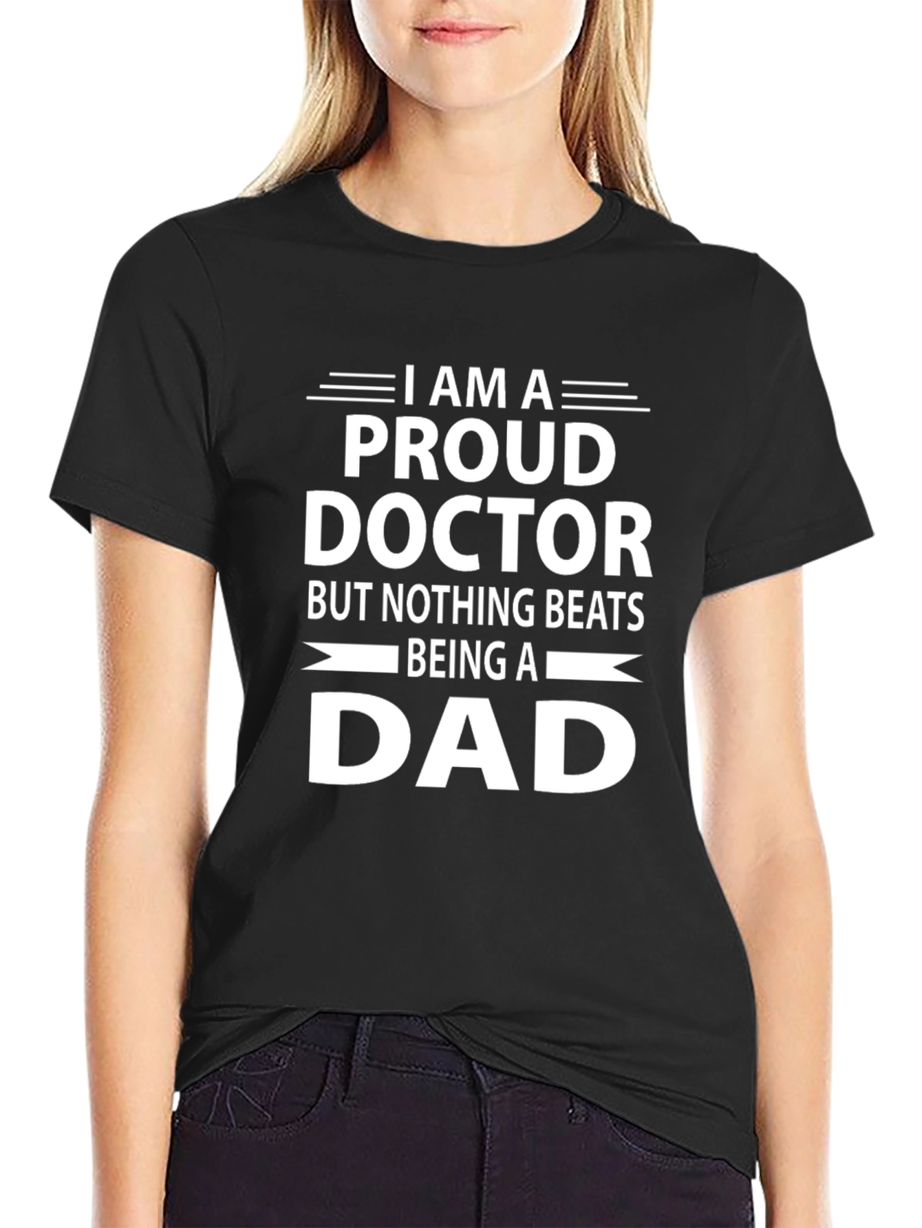 Proud Doctor Dad Graphic T-Shirt