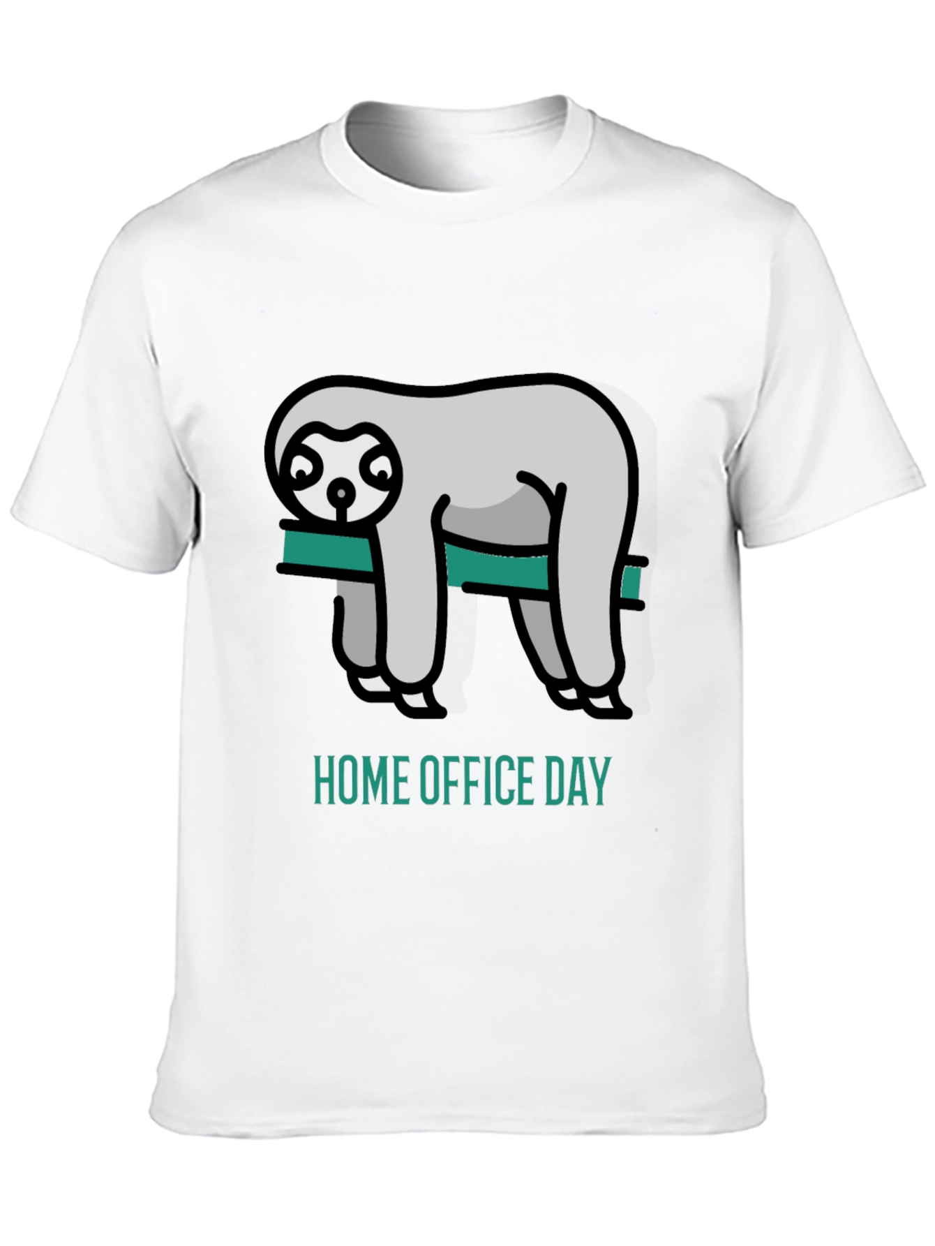 Home Office Day Sloth Graphic Tee