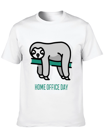 Home Office Day Sloth Graphic Tee
