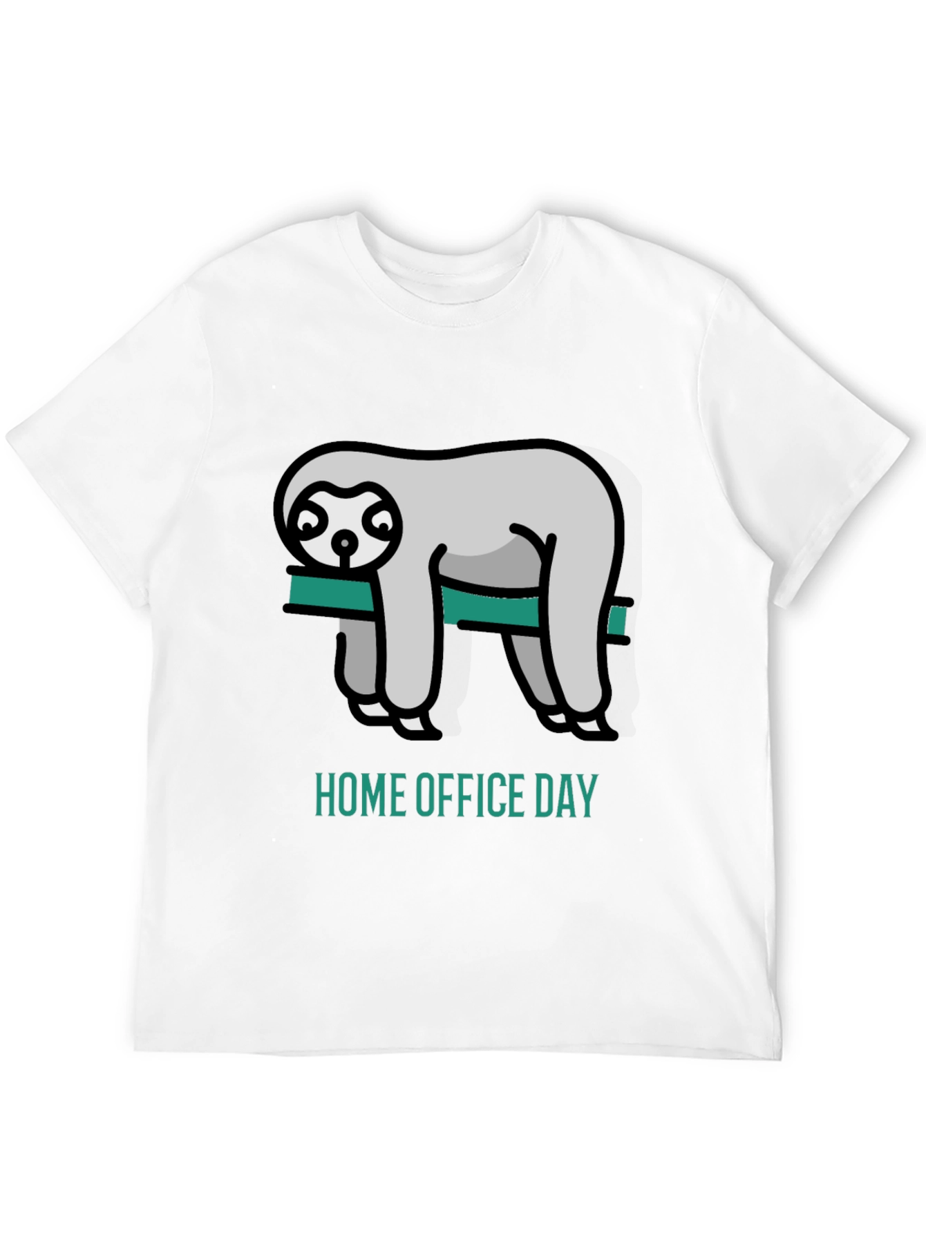 Home Office Day Sloth Graphic Tee