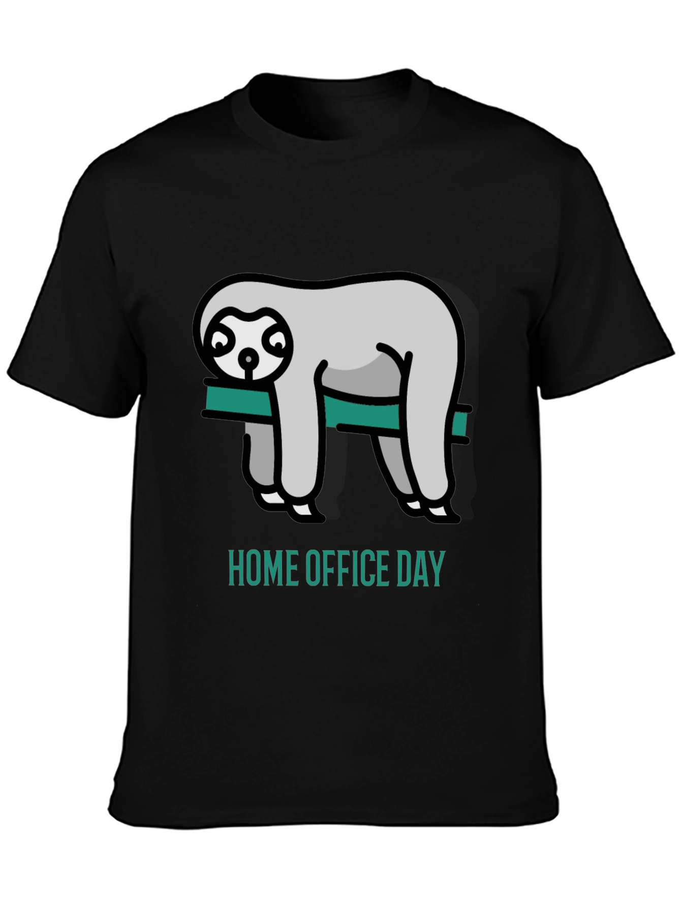 Home Office Day Sloth Graphic Tee