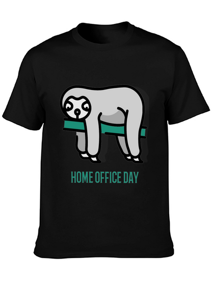Home Office Day Sloth Graphic Tee