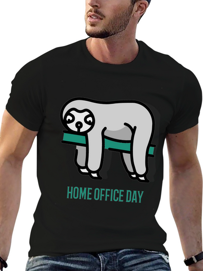 Home Office Day Sloth Graphic Tee