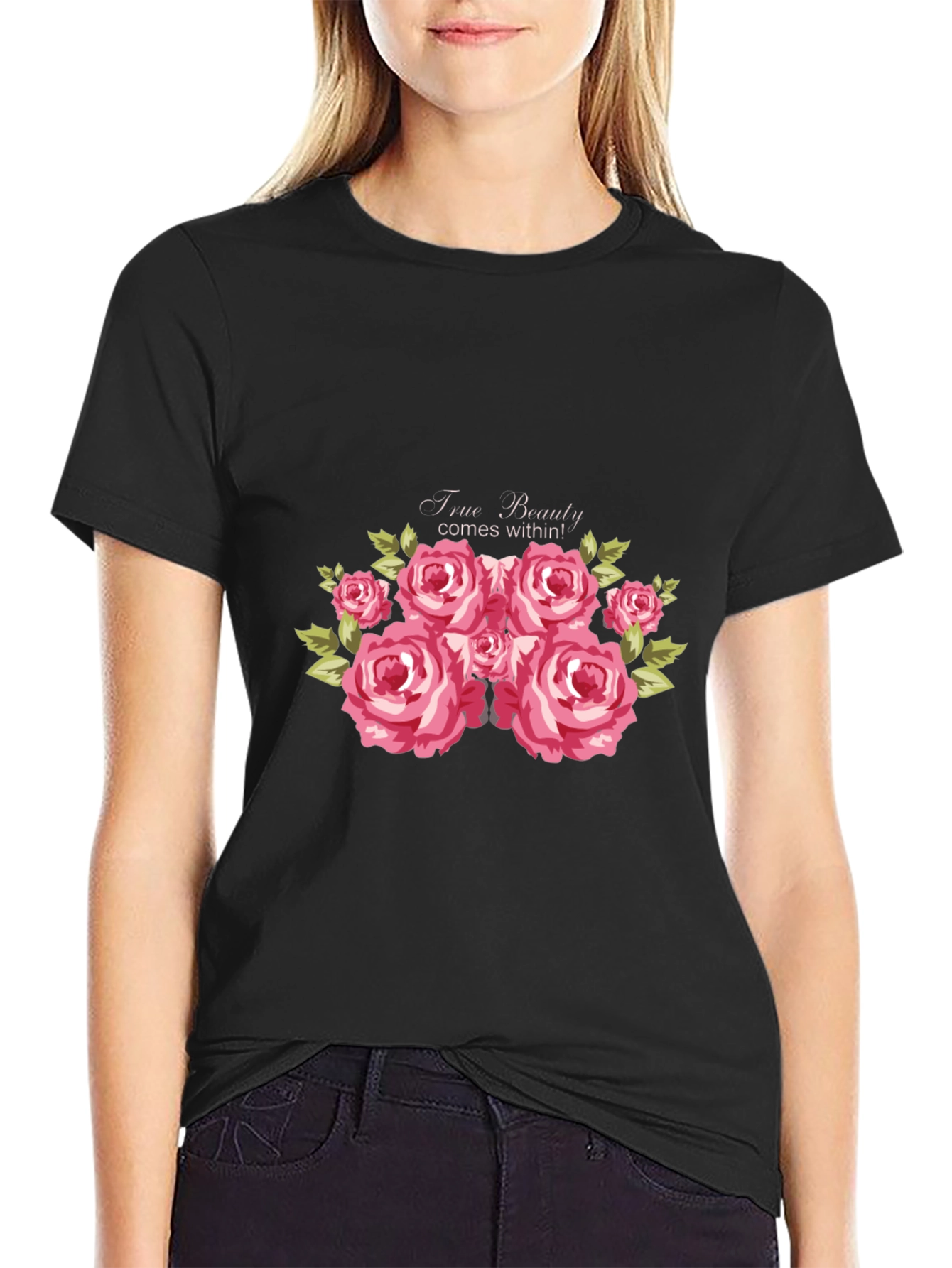 Floral Graphic T-Shirt - True Beauty Within