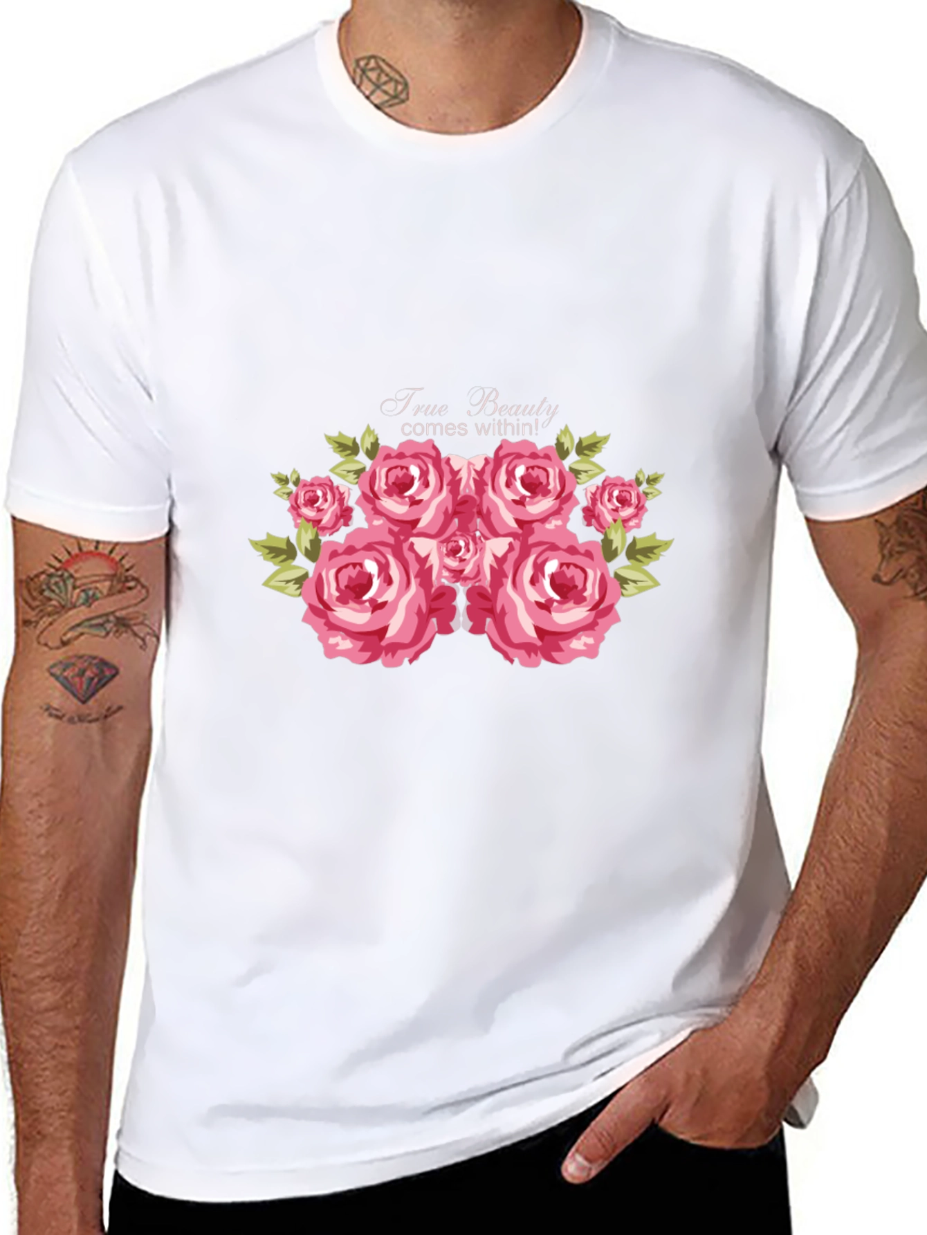 Floral Graphic T-Shirt - True Beauty Within
