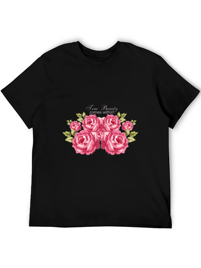 Floral Graphic T-Shirt - True Beauty Within