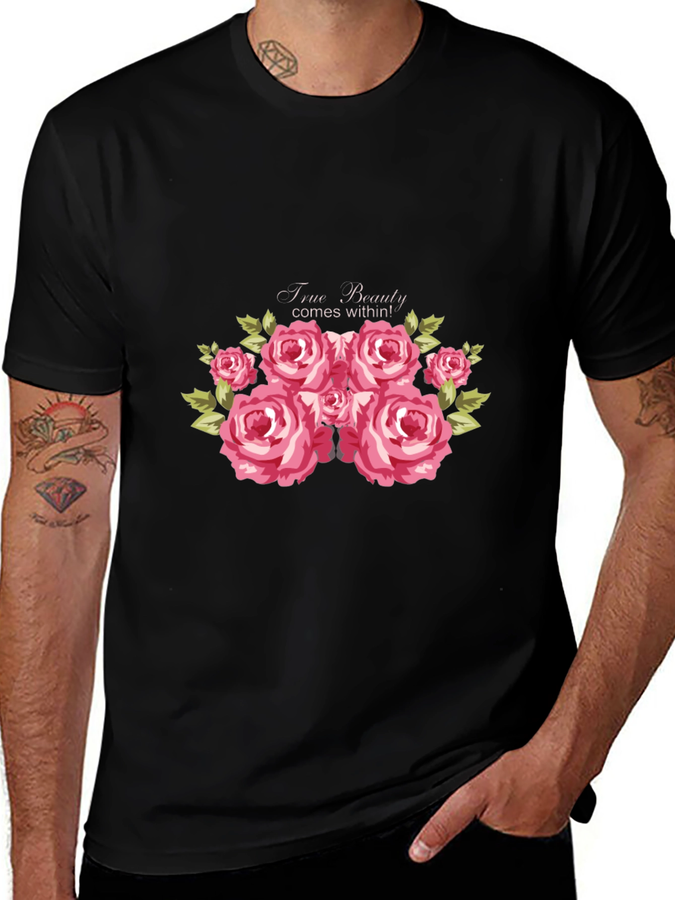 Floral Graphic T-Shirt - True Beauty Within