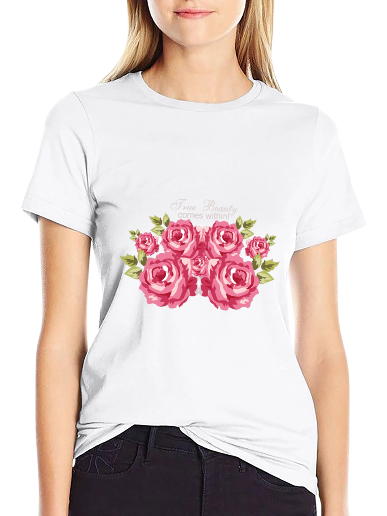 Floral Graphic T-Shirt - True Beauty Within