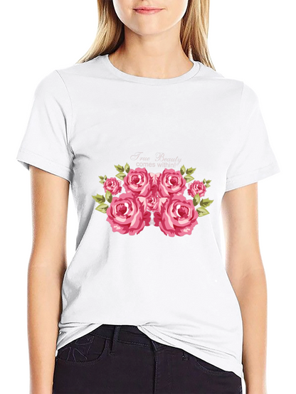 Floral Graphic T-Shirt - True Beauty Within
