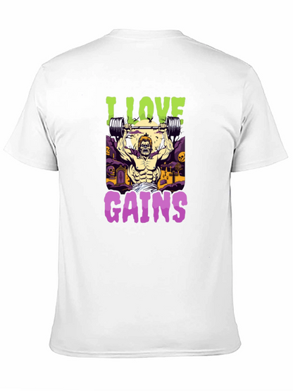 I Love Gains Graphic Tee