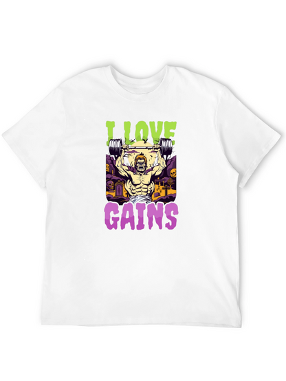 I Love Gains Graphic Tee