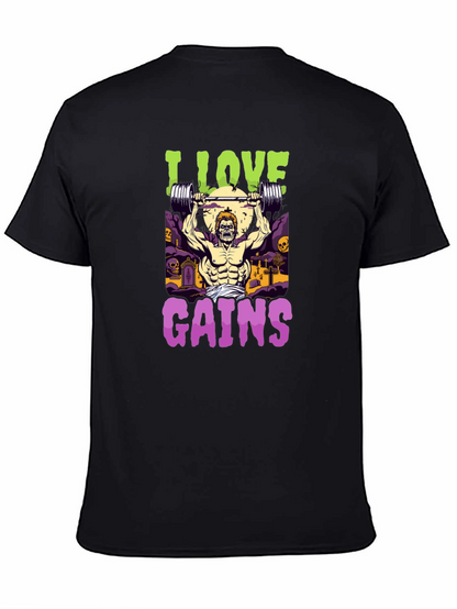 I Love Gains Graphic Tee