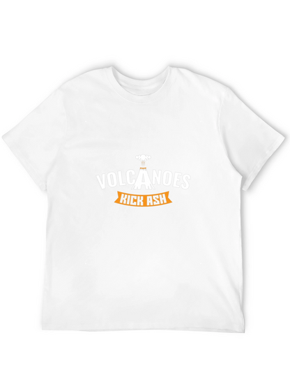 Volcanoes Kick Ash Graphic T-Shirt