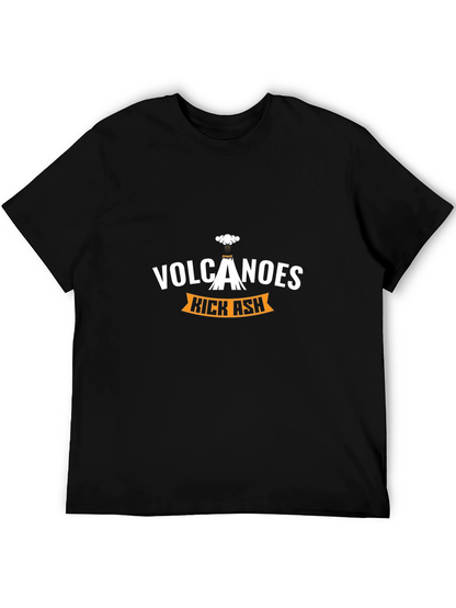 Volcanoes Kick Ash Graphic T-Shirt