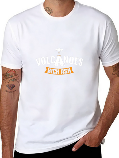 Volcanoes Kick Ash Graphic T-Shirt