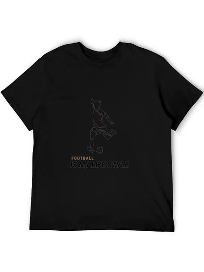 Football Lifestyle Black T-Shirt