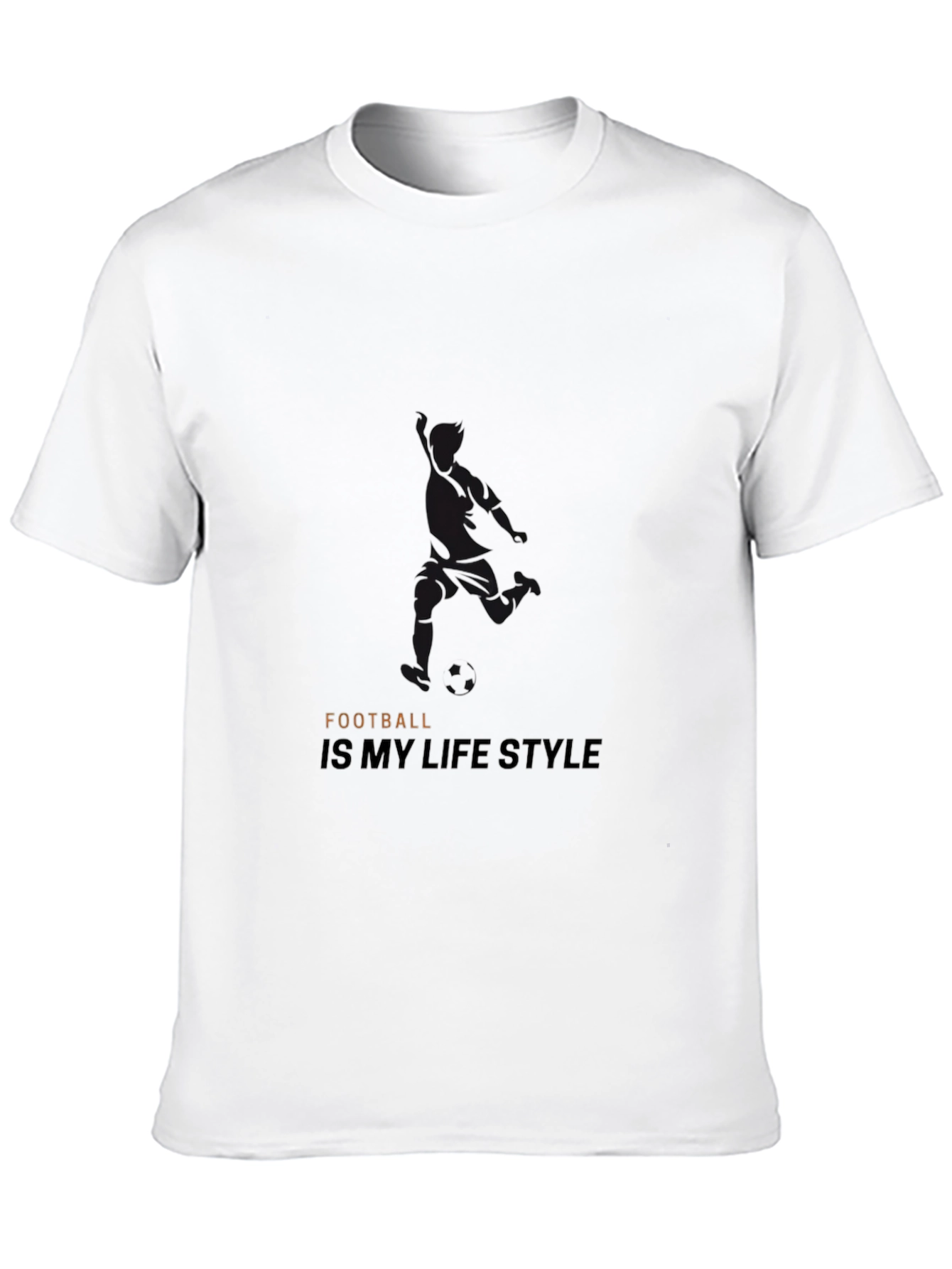 Football Lifestyle Black T-Shirt
