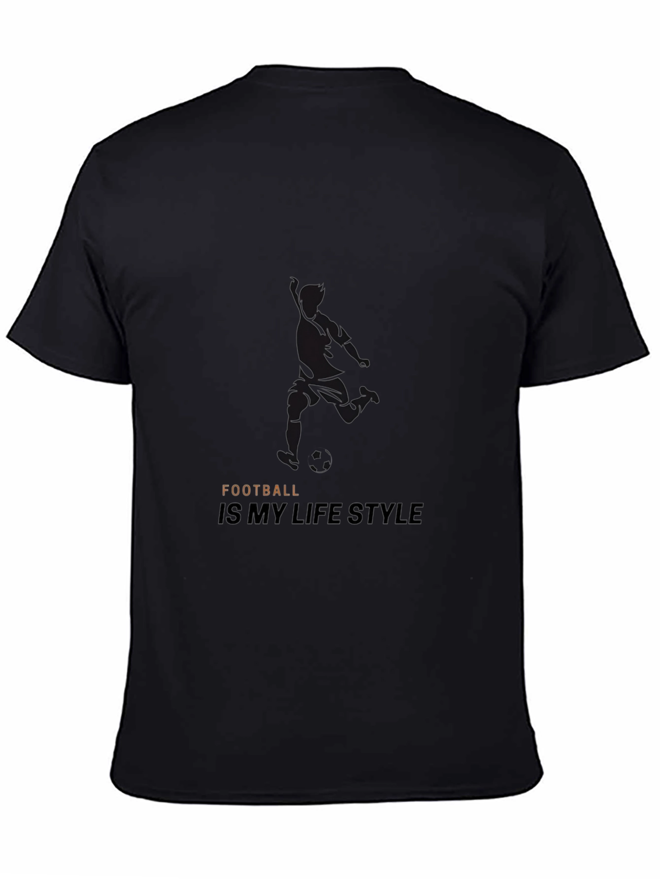 Football Lifestyle Black T-Shirt