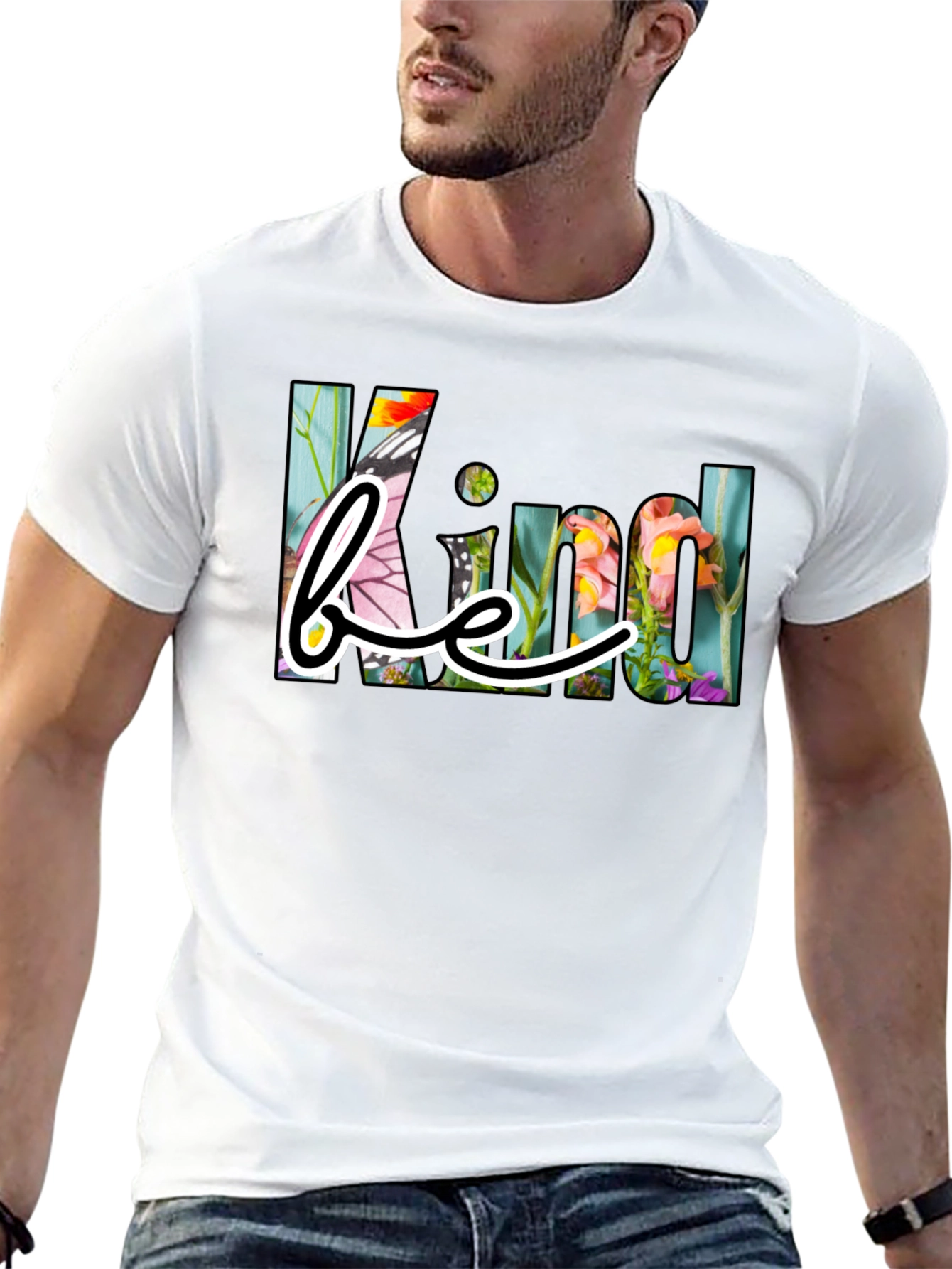 Be Kind Floral Graphic T-Shirt