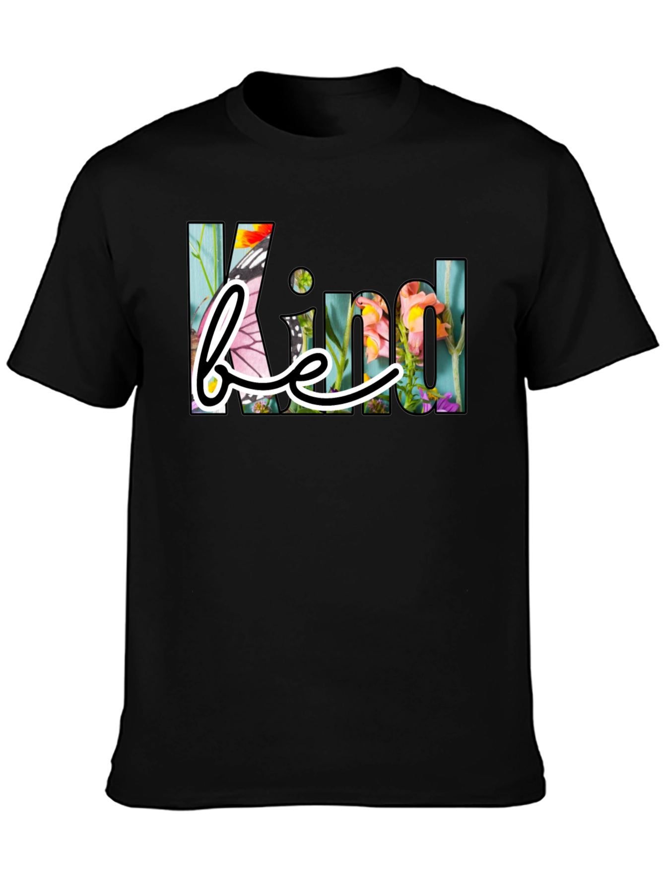 Be Kind Floral Graphic T-Shirt