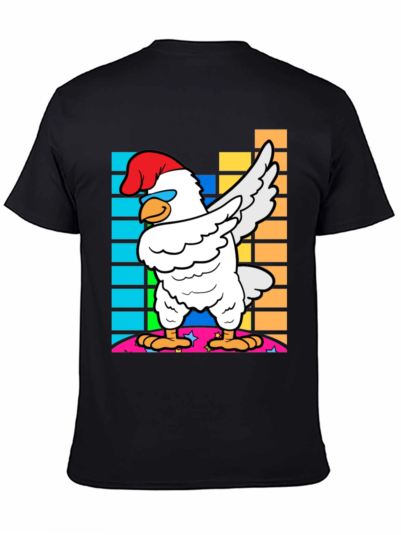 Dabbing Chicken Graphic Tee